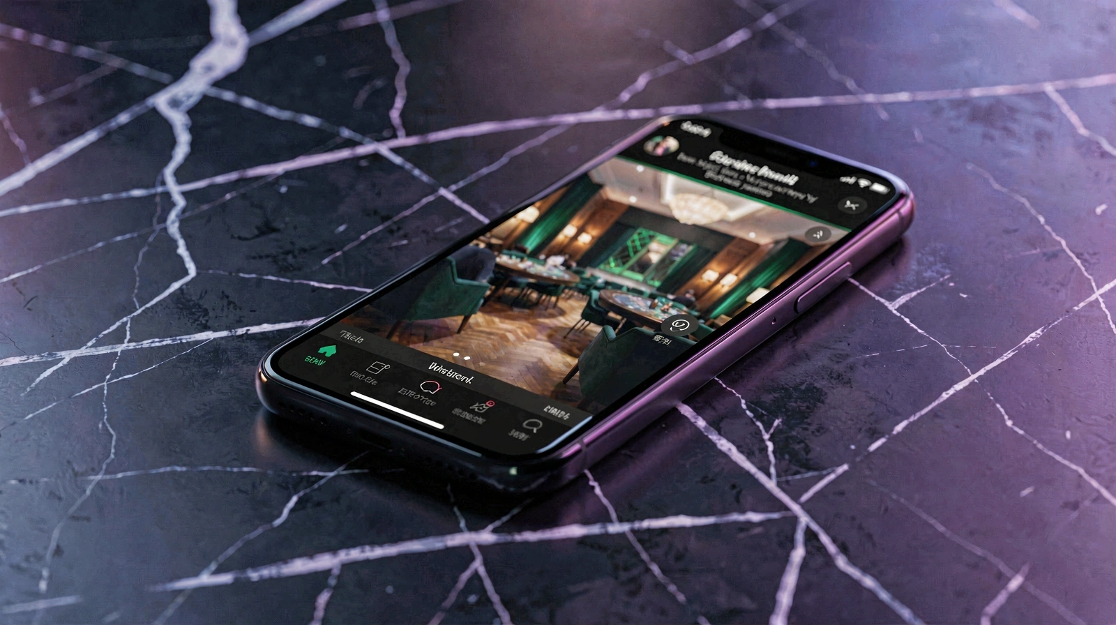 888 Casino interface on mobile