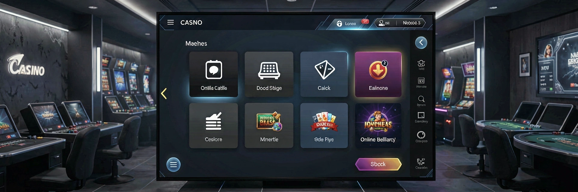 888 Casino Desktop Lobby